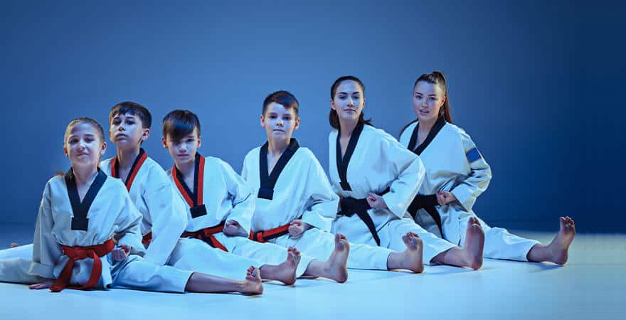 Martial Arts Lessons for Kids in Aurora IL - Kids Group Splits