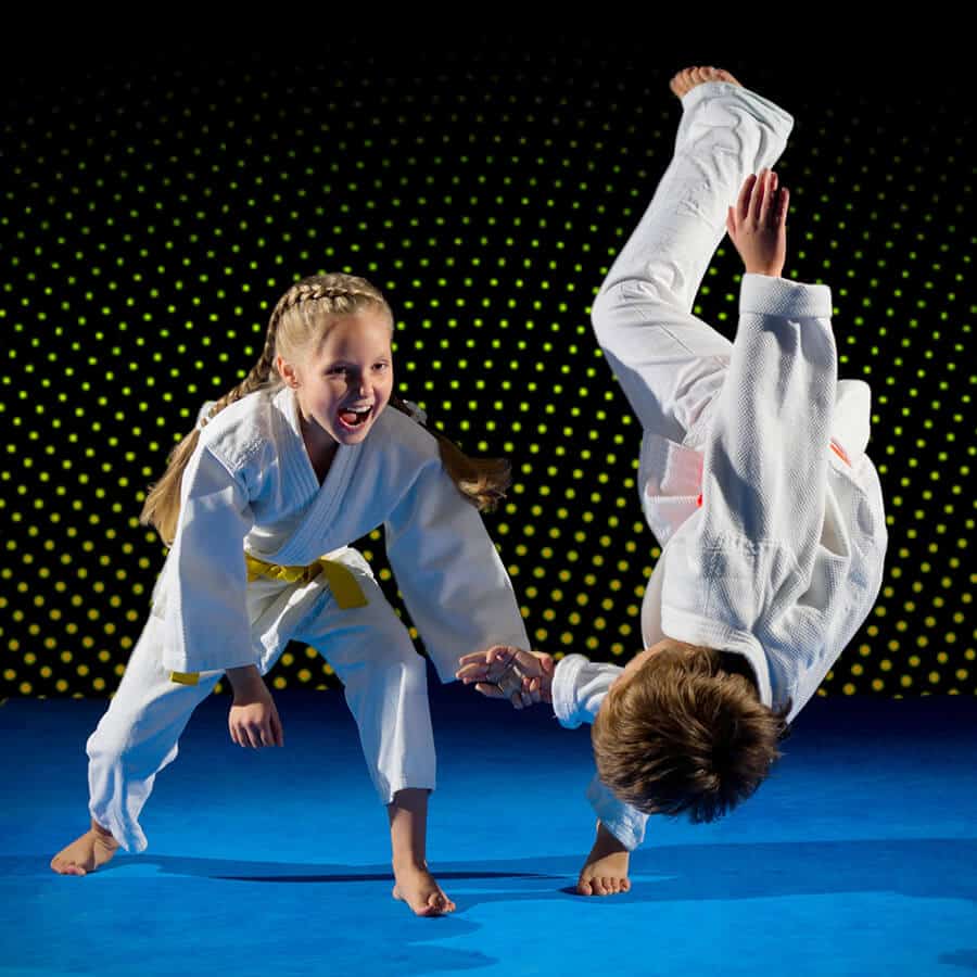 Martial Arts Lessons for Kids in Aurora IL - Judo Toss Kids Girl