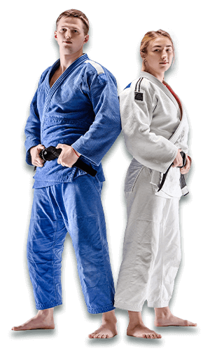 Brazilian Jiu Jitsu Lessons for Adults in Aurora IL - BJJ Man and Woman Banner Page